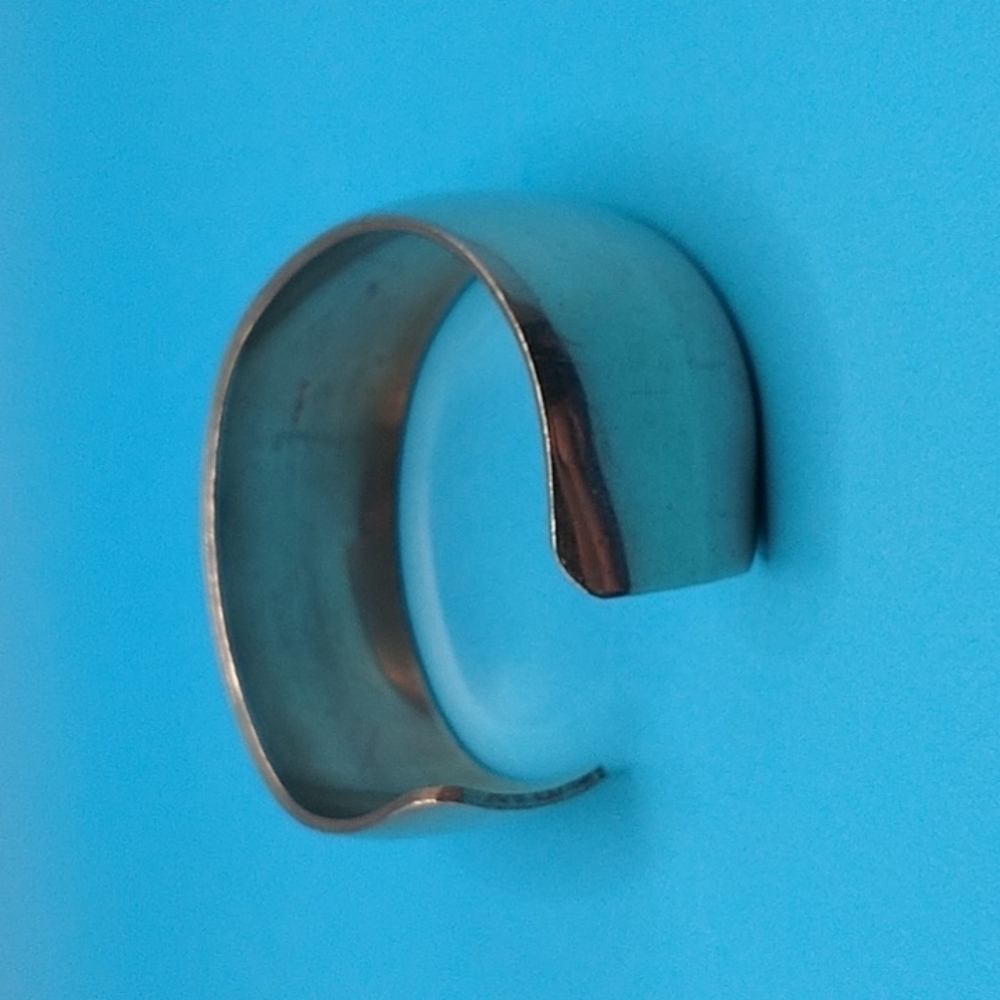 Pewter Solid Cuff Bracelet - image 3